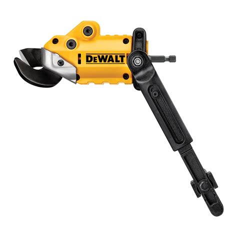 sheet metal cutters for drill|dewalt drill attachment metal cutter.